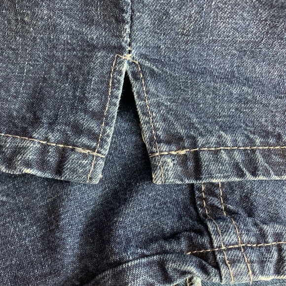 Vintage Riveted By Lee / High Waist Jean Shorts - Picture 5 of 8